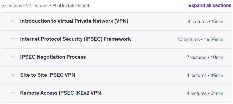 コースのトピック · IPSEC VPN トンネル マイクロティック 2025-1