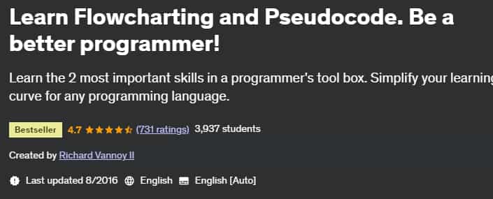 Pictures · Udemy — Learn Flowcharting and Pseudocode. Be a better programmer! 2016-8