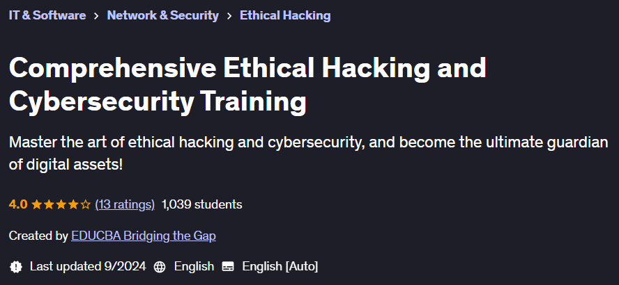 Pictures · Udemy — Comprehensive Ethical Hacking and Cybersecurity Training 2024-9