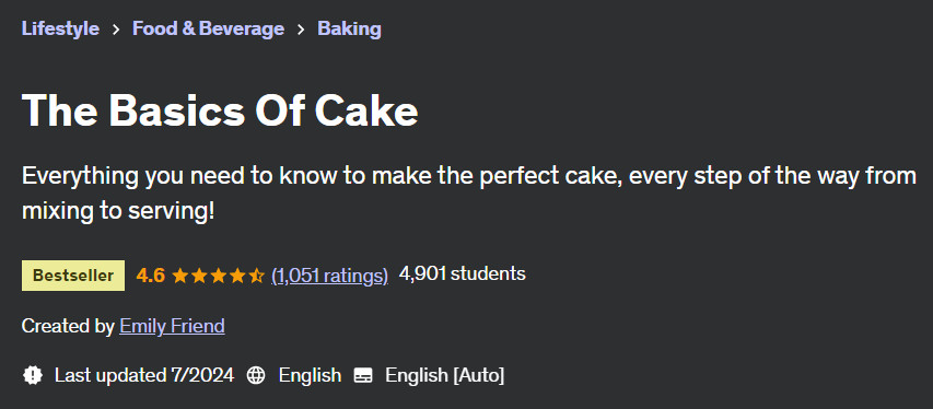Pictures · Udemy — The Basics Of Cake 2022-5
