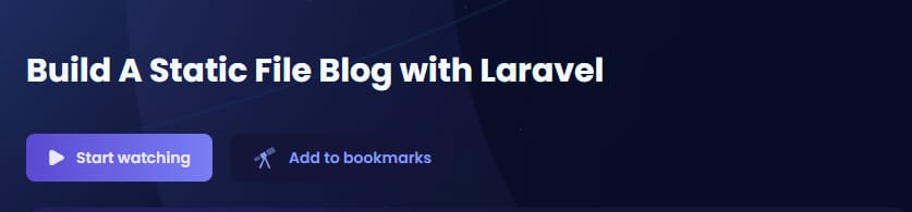 Pictures · Codecourse — Build A Static File Blog with Laravel 2023-8