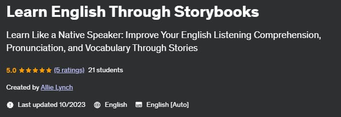 Pictures · Udemy — Learn English Through Storybooks 2023-10