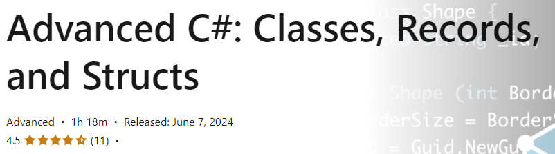 Pictures · Advanced C#: Classes, Records, and Structs 2024-6