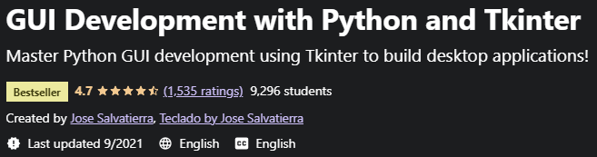 Pictures · GUI Development with Python and Tkinter 2022-6