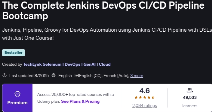 이미지 · 완전한 젠킨스 DevOps CI/CD 파이프 라인 Bootcamp 2025-8