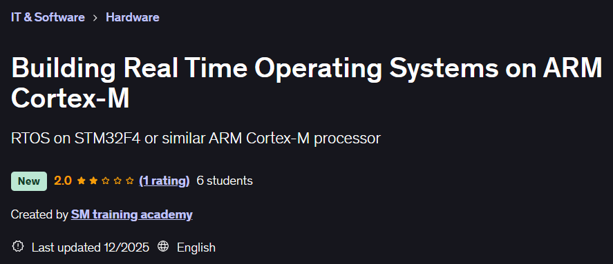Pictures · Udemy — Building Real Time Operating Systems on ARM Cortex-M 2025-10