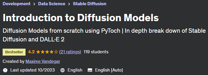 Pictures · Udemy — Introduction to Diffusion Models 2023-5