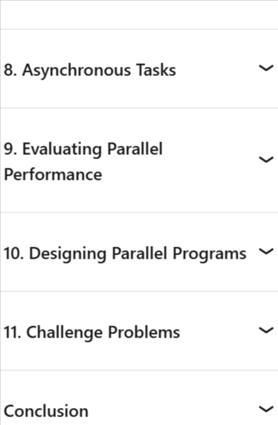 Course topics · LinkedIn — Complete Guide to Parallel and Concurrent Programming in Python 2025-1