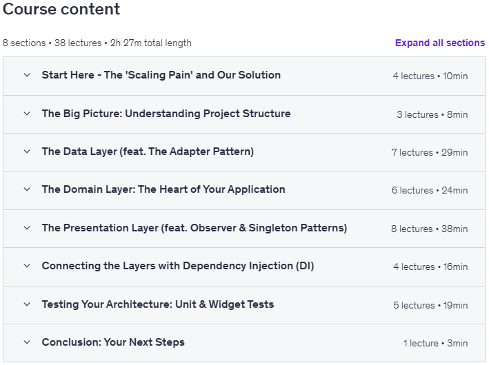 课程主题 · 可扩展的 Flutter 标签: Pro Architecture 2025-9