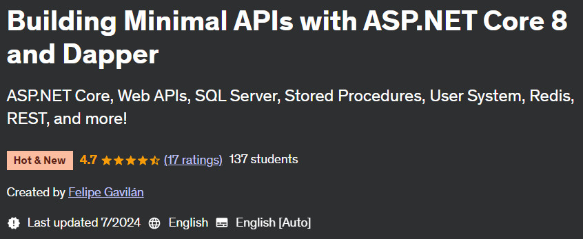 Pictures · Building Minimal APIs with ASP.NET Core 8 and Dapper 2024-6