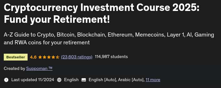 Pictures · Udemy — Cryptocurrency Investment Course 2025: Fund your Retirement! 2024-11