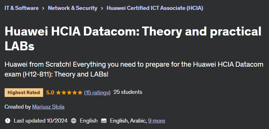 Pictures · Udemy — Huawei HCIA Datacom: Theory and practical LABs 2024-9