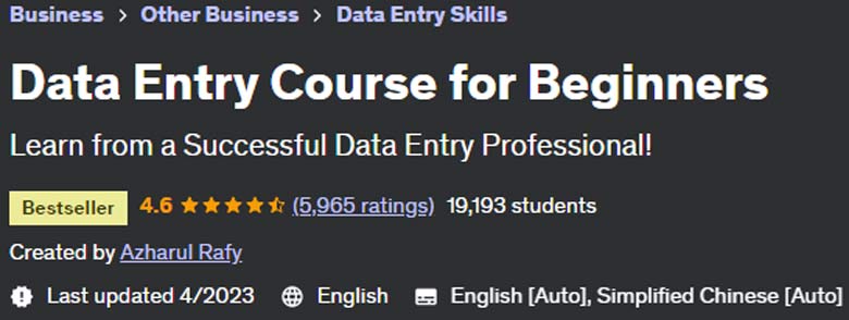 Pictures · Udemy — Data Entry Course for Beginners 2023-4