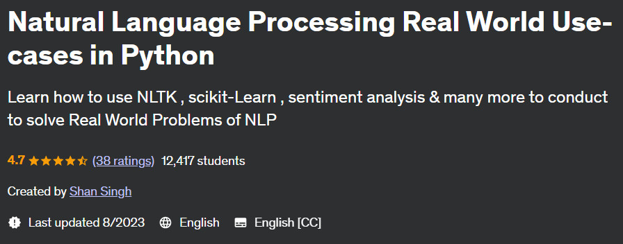 Pictures · Udemy — Natural Language Processing Real World Use-cases in Python 2022-10