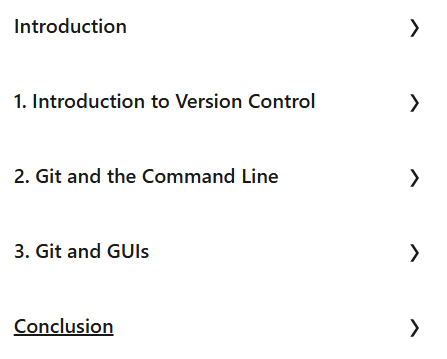 Course topics · Programming Foundations: Version Control with Git 2024-4