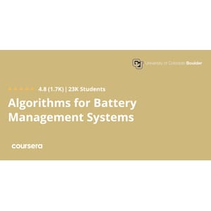 Coursera — Algorithms for Battery Management Systems Specialization 2024-6