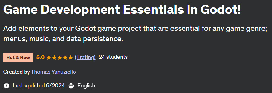 Pictures · Game Development Essentials in Godot! 2024-6