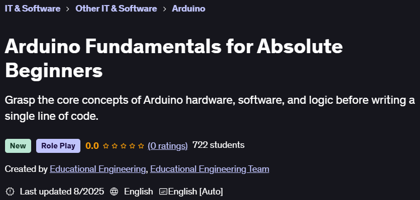 Pictures · Arduino Fundamentals for Absolute Beginners 2025-8