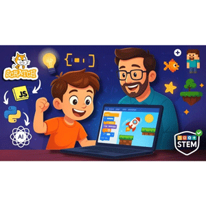 Кодирование для детей: Код в Scratch, HTML, Python & AI + Больше 2025-6