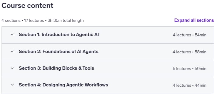 Temas del curso · IA agénticaConstrucción de la próxima generación de agentes inteligentes 2025-10