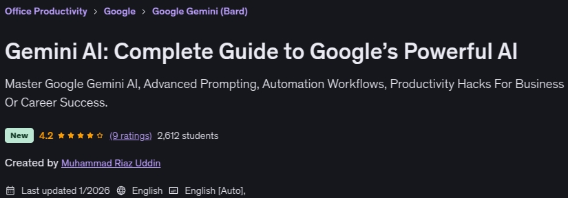 Imágenes · Gemini AIGuía completa al poderoso de Google AI 2026-1