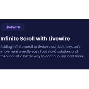 CodeCourse — Infinite Scroll with Livewire 2021-3