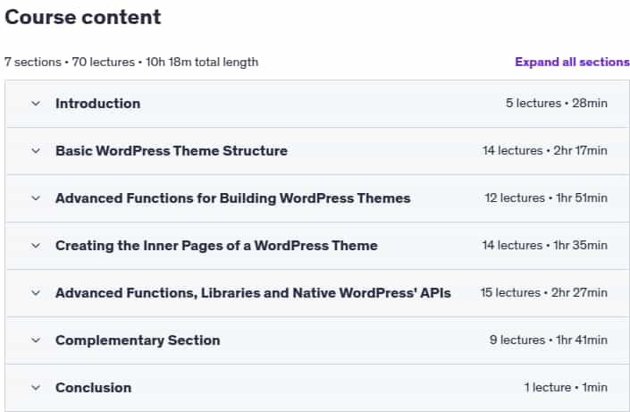 कोर्स के विषय · WordPress Scratch से विषय विकास 2.0 2025-8