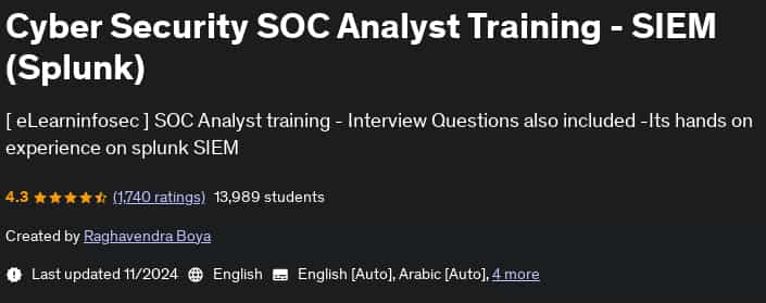 Pictures · Cyber Security SOC Analyst Training – SIEM (Splunk) 2024-11