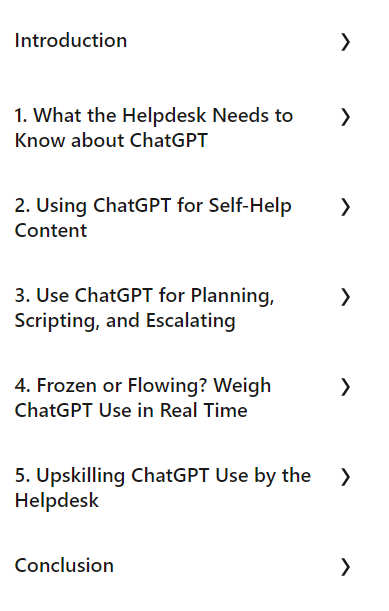 Course topics · LinkedIn — ChatGPT Tips for the Help Desk 2024-8