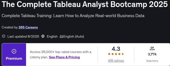 Bilder · Der komplette Tableau Analytiker Bootcamp 2025 2025-8