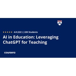 Coursera — AI in Education: Leveraging ChatGPT for Teaching 2025-9