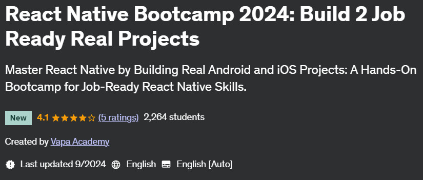 Pictures · Udemy — React Native Bootcamp 2024: Build 2 Job Ready Real Projects 2024-8