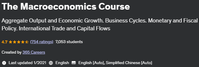 Pictures · Udemy — The Macroeconomics Course 2021-1