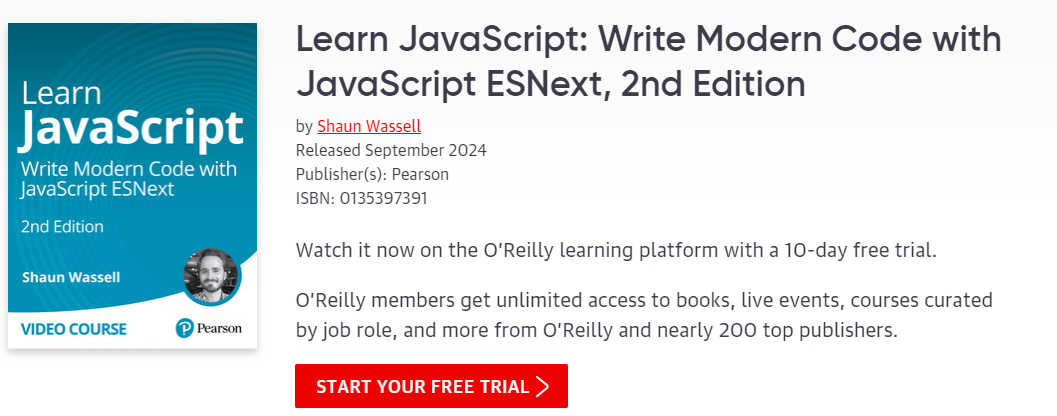 Pictures · Oreilly – Learn JavaScript: Write Modern Code with JavaScript ESNext, 2nd Edition 2024-8