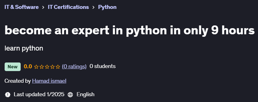 Pictures · become an expert in python in only 9 hours 2025-1