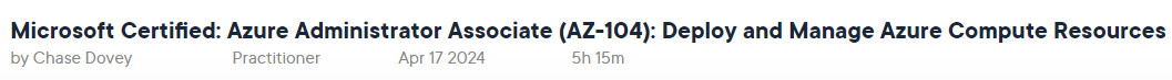Pictures · Pluralsight — Microsoft Certified: Azure Administrator Associate (AZ-104): Deploy and Manage Azure Compute Resources 2024-3