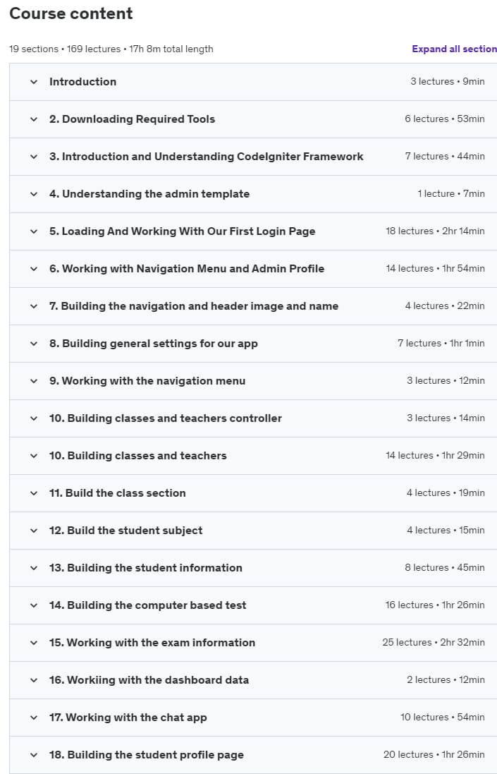 Course topics · Build Result System, Certificate Generator and CBT Using PHP 2020-6