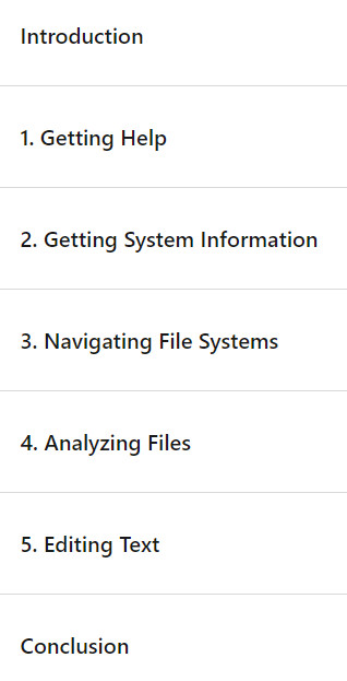Course topics · LinkedIn — Linux: System Information and Directory Structure Tools 2023-8