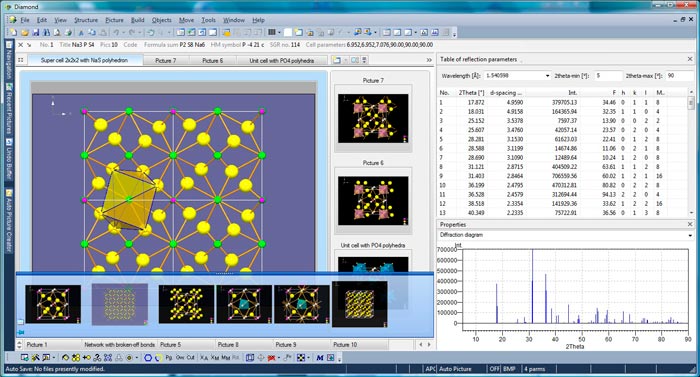 Pictures · Crystal Impact Diamond 4.6.8