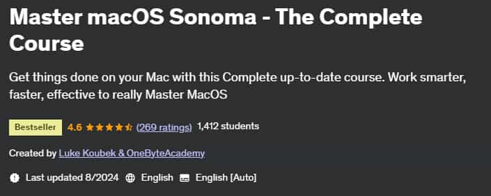 Pictures · Master macOS Sonoma – The Complete Course 2023-11