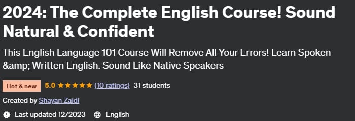Pictures · The Complete English Course! Sound Natural & Confident 2023-12