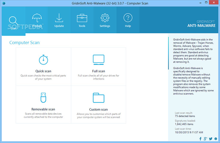 Pictures · GridinSoft Anti-Malware 4.2.54.5598 Multilingual