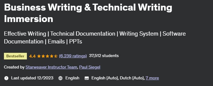 Pictures · Udemy — Business Writing & Technical Writing Immersion 2020-4