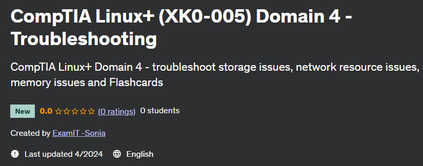 Pictures · Udemy — CompTIA Linux+ (XK0-005) Domain 4 – Troubleshooting 2024-4