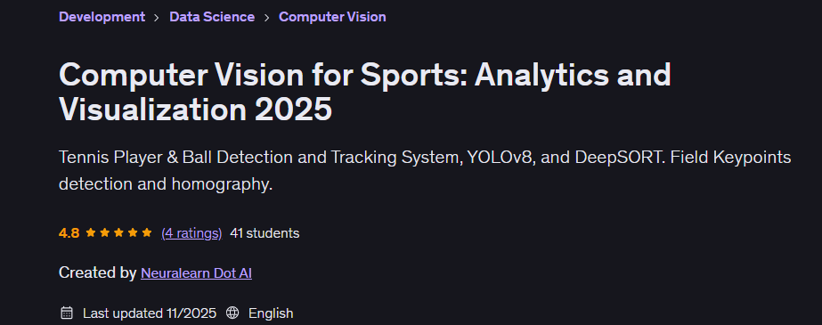 Bilder · Computer Vision für Sport: Analyse und Visualisierung 2025-11