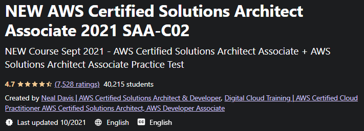 Pictures · Udemy — NEW AWS Certified Solutions Architect Associate 2021 SAA-C02 2021-10