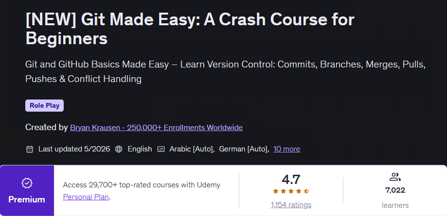 画像 · (新) Git Made Easy: 初心者向けのクラッシュコース 2026-5