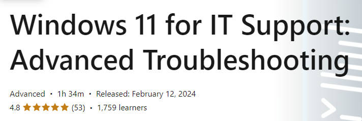 Pictures · Windows 11 for IT Support: Advanced Troubleshooting 2024-2