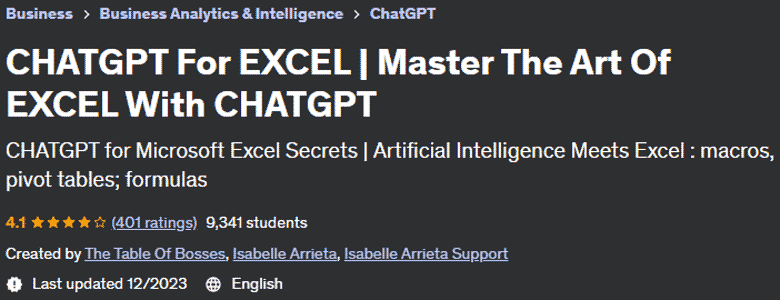 Pictures · Udemy — CHATGPT For EXCEL | Master The Art Of EXCEL With CHATGPT 2023-4