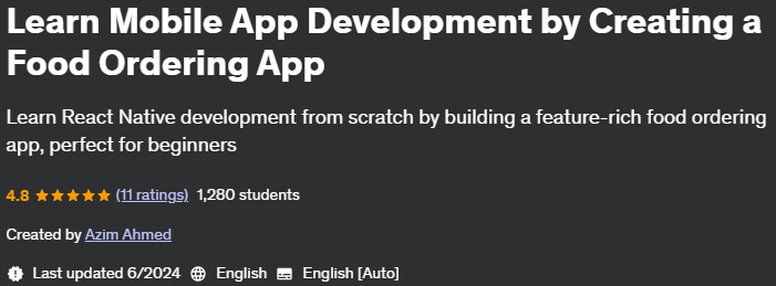 Pictures · Udemy — Learn Mobile App Development by Creating a Food Ordering App 2024-6
